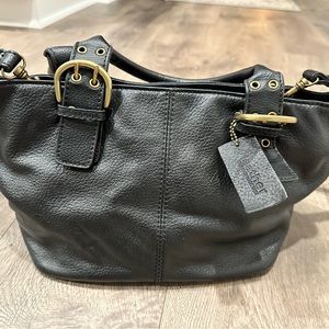 CROFT & BARROW Black Leather purse